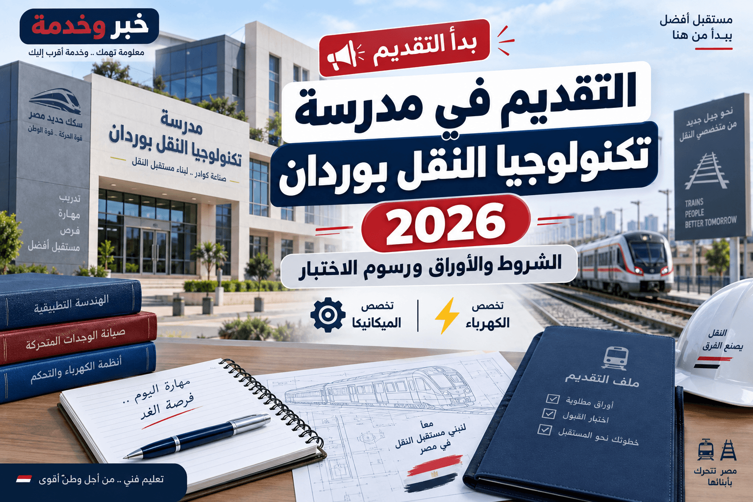 التقديم في مدرسة تكنولوجيا النقل بوردان 2026