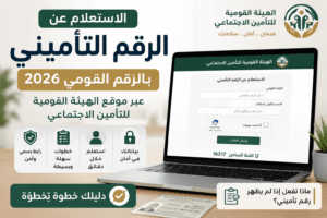 الاستعلام عن الرقم التأميني بالرقم القومي 2026.. الرابط الرسمي والخطوات