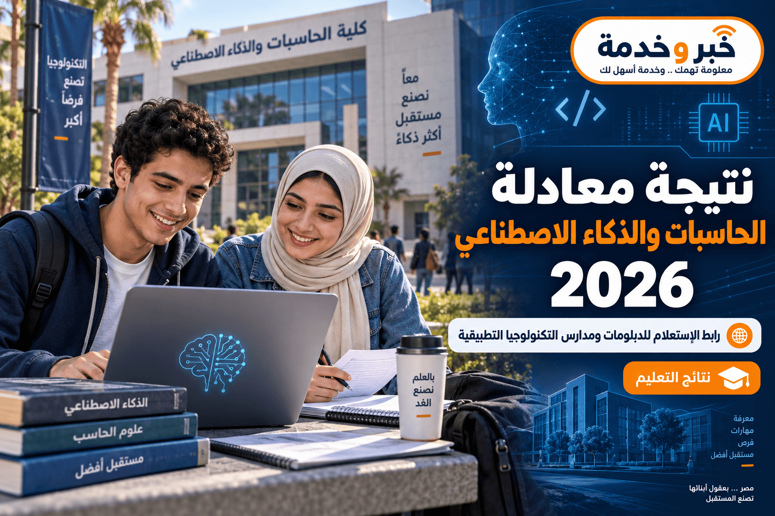 نتيجة معادلة الحاسبات والذكاء الاصطناعي 2026 ورابط الاستعلام بعد انتهاء الاختبارات